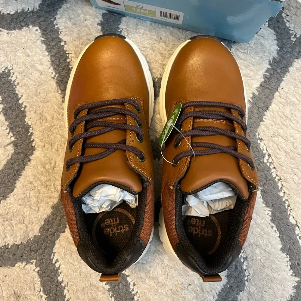 NWT Stride Rite Sr Cru Brown Dress Shoes